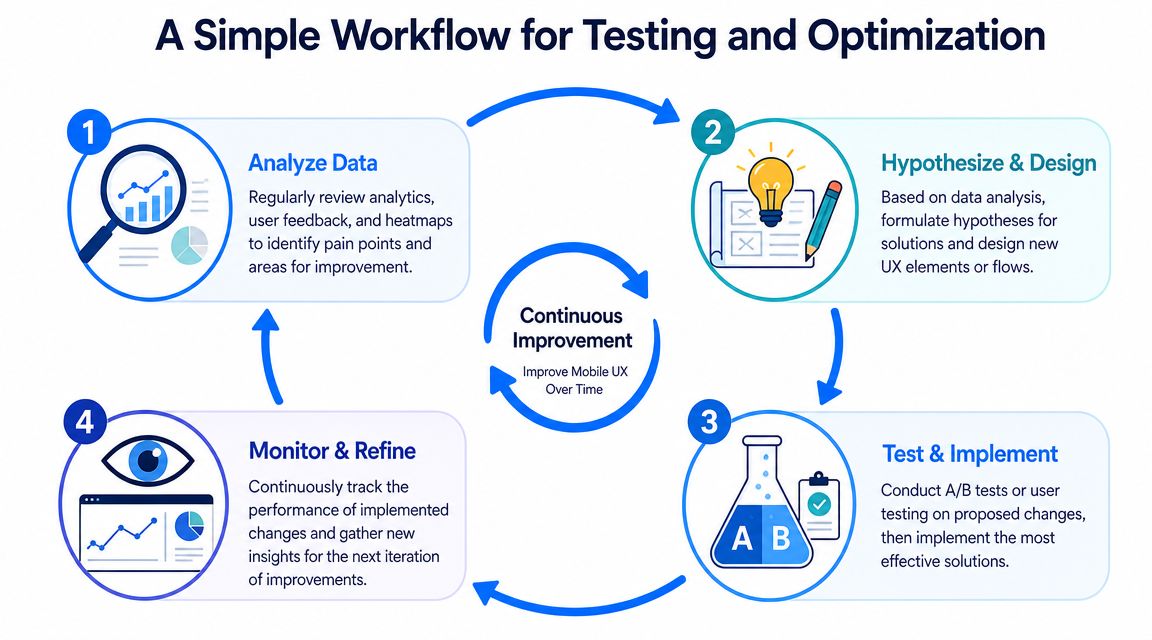 A Simple Workflow for Testing and Optimization